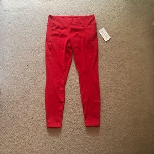 Athleta red Contender tight
